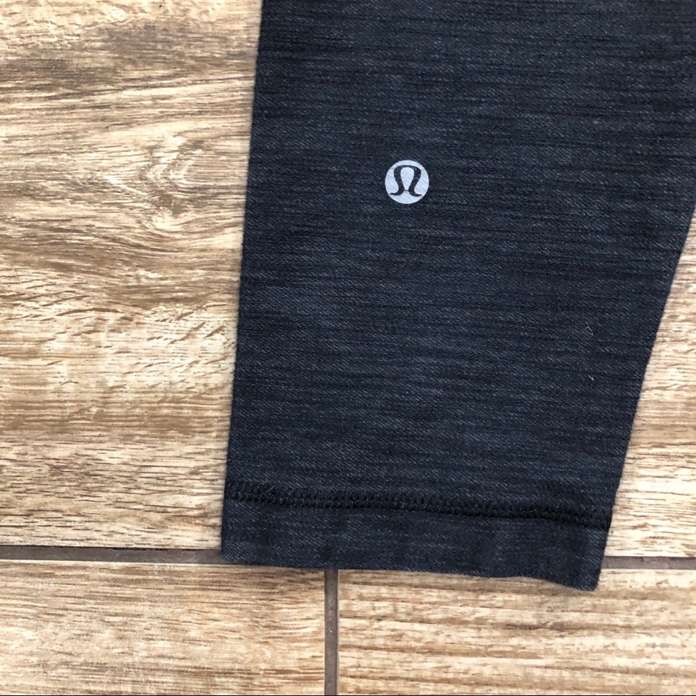 Lululemon Power House Crop Leggings Black Wee Sz 2 - Picture 7 of 8